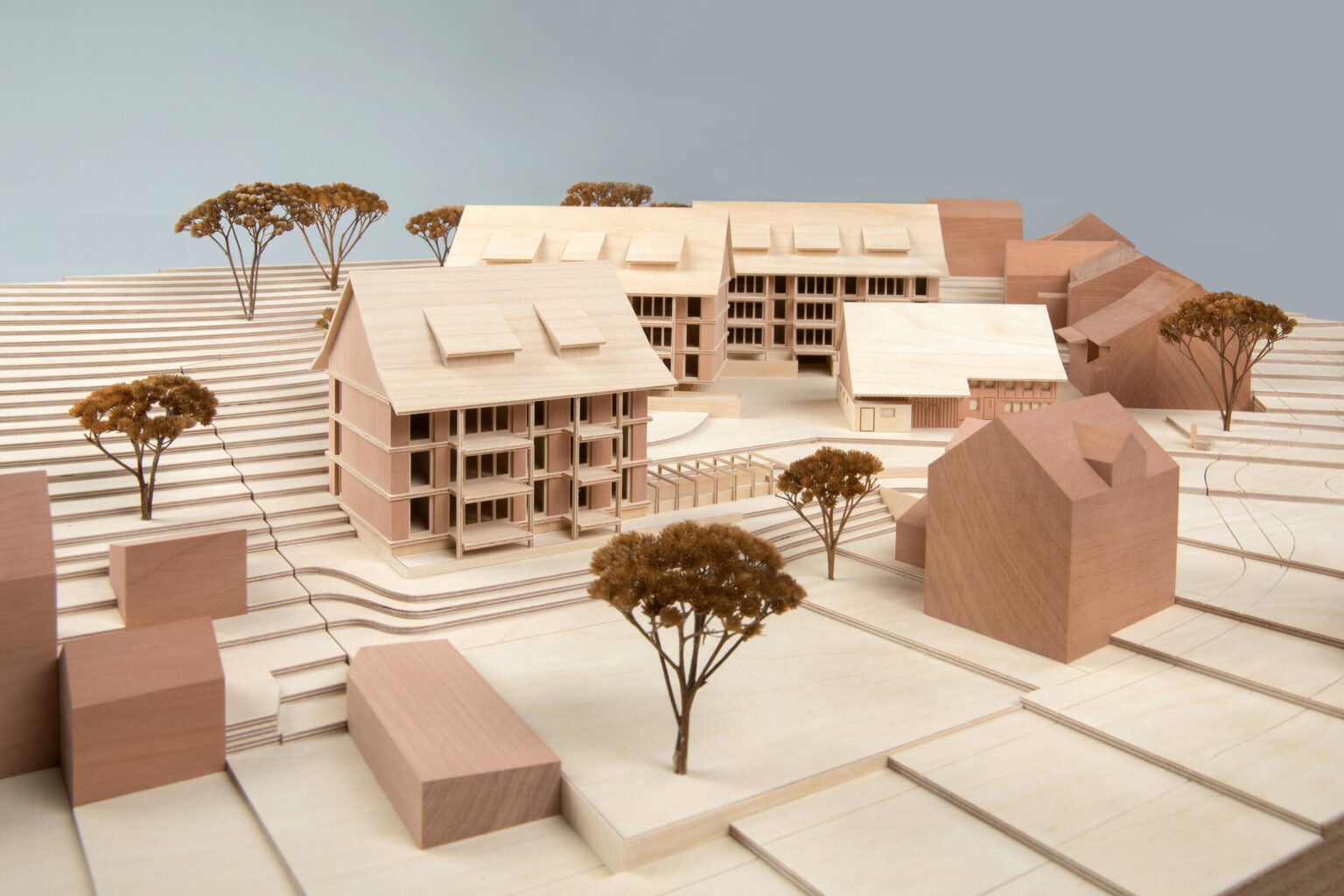 holzmodelle modellbau 04 schraegdach